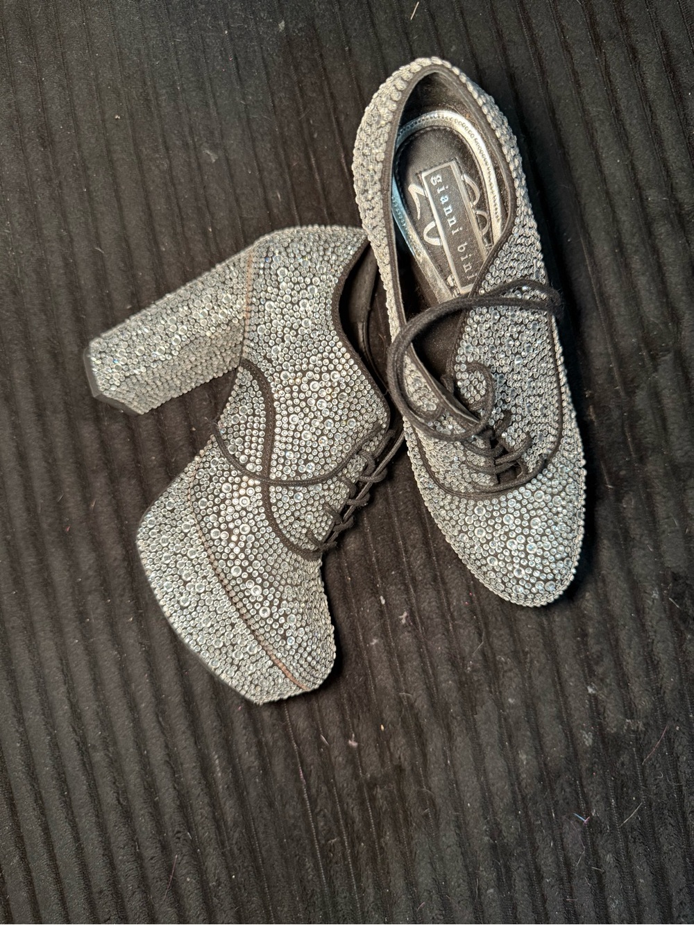 Gianni Bini 20th Anniversary Crystal Booties